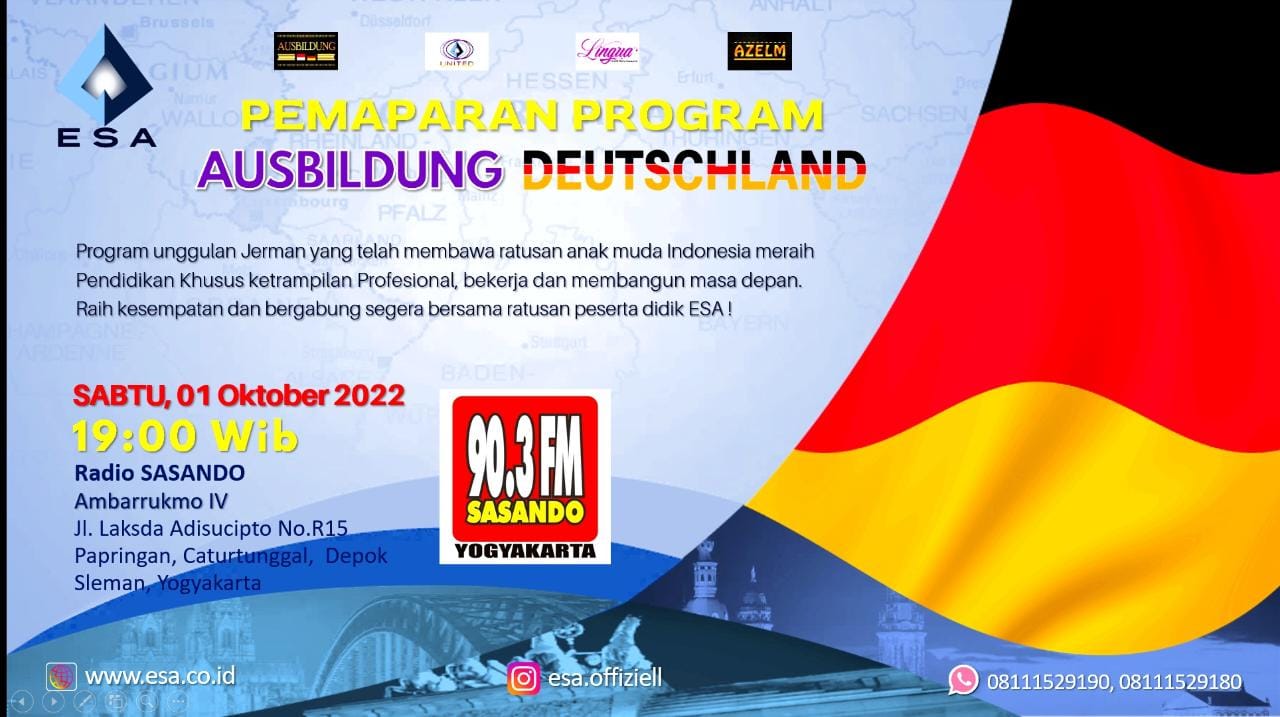 Pemaparan Program AUSBILDUNG Di Sleman, Yogyakarta